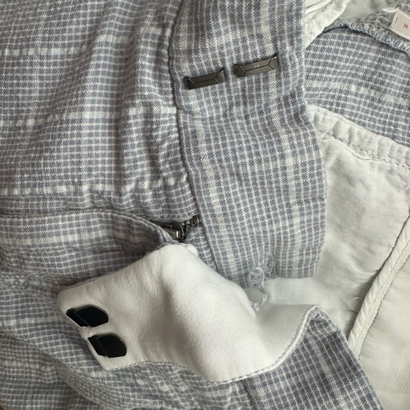 Free People Tegan plaid barrel pants trousers 2 used - Picture 8 of 9